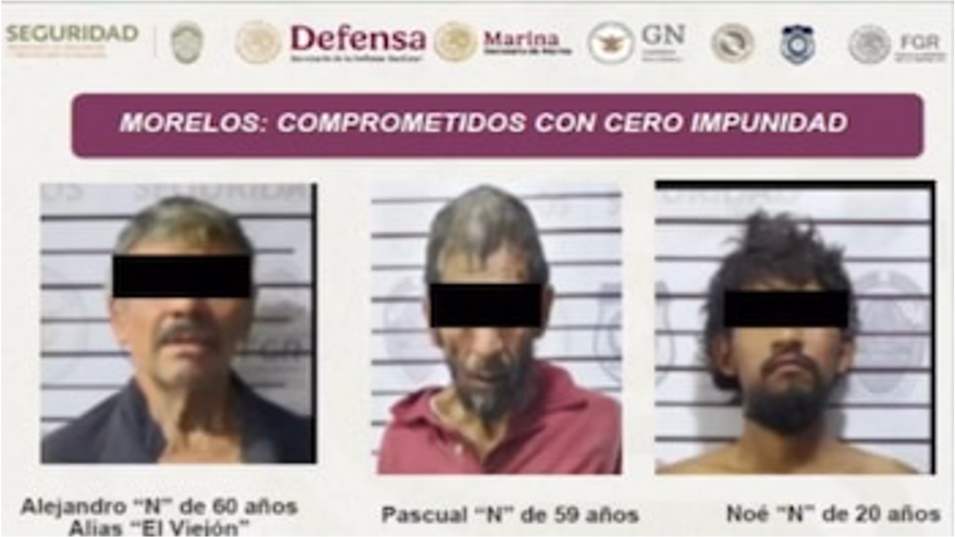 Capturan a «El Viejón», miembro de la Familia Michoacana, tras enfrentamientos en Morelos