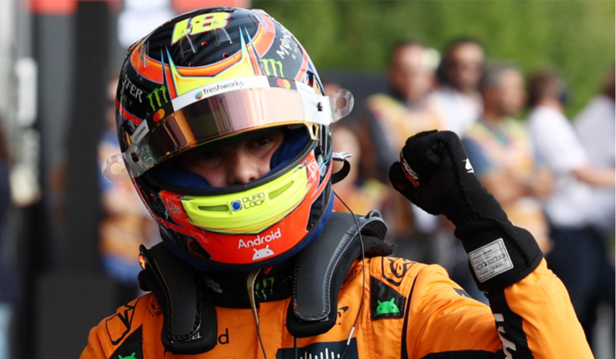 Oscar Piastri sorprende y se queda con la pole de la sprint en el GP de Bélgica