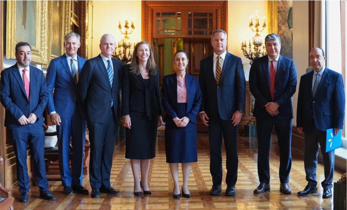 Sheinbaum y Walmart anuncian alianza histórica con inversión de 6 mil mdd