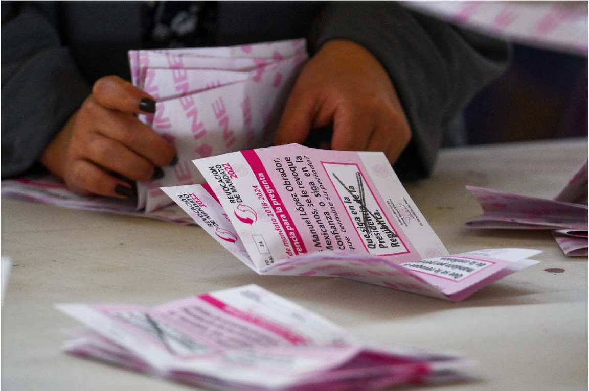 INE inicia procedimiento contra consejeras por posponer consulta de revocación de mandato