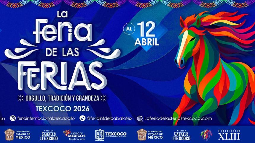 Feria del Caballo Texcoco 2026 revela cartel completo: Nodal, Alejandro Fernández, Banda MS y más artistas confirmados
