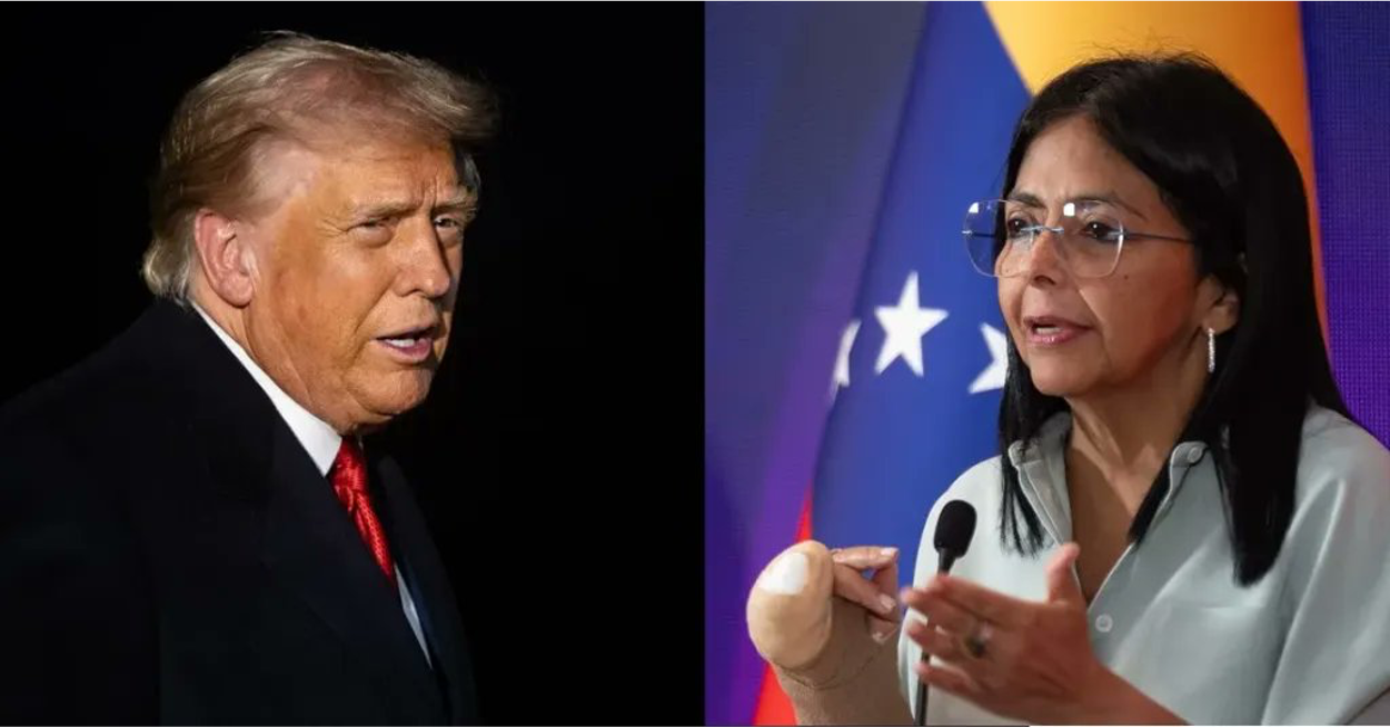 Trump advierte a Delcy Rodríguez: si no actúa bien, acabará peor que Maduro
