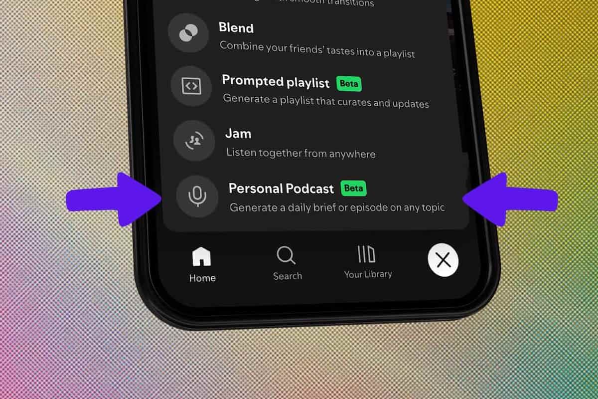 Spotify lanza pódcast creados por inteligencia artificial con comandos de texto